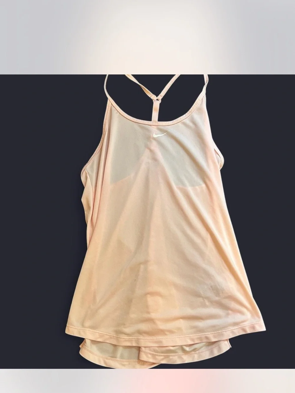 Nike Dri-FIT Pink Strappy Racerback Workout Tank Top Size M NWOT